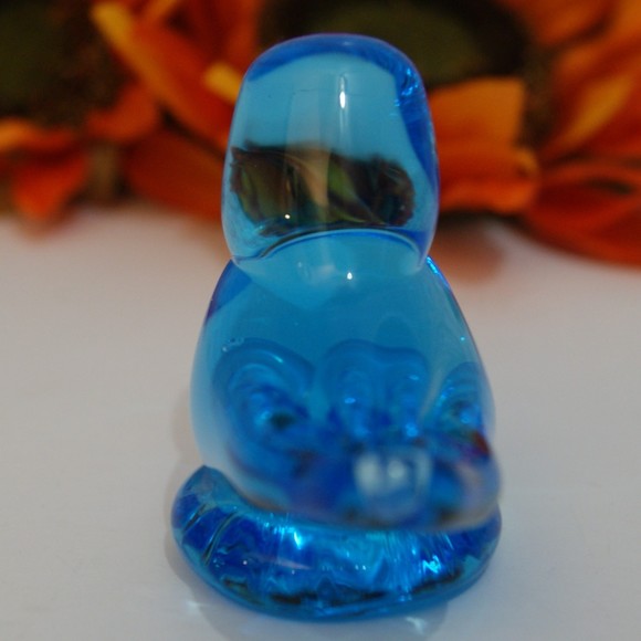 VTG Blue Bird of Happiness Signed Ron Ray 1992 Beautiful Glass Art Paperweight - Picture 10 of 12